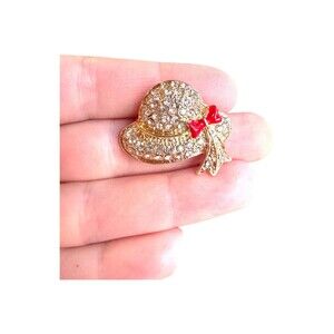 Vintage jewelry hat brooch hat pin sparkly hat brooch sparkle brooch rhinestone